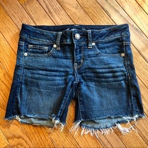 American Eagle Stretch Denim Jean Shorts | Size 4